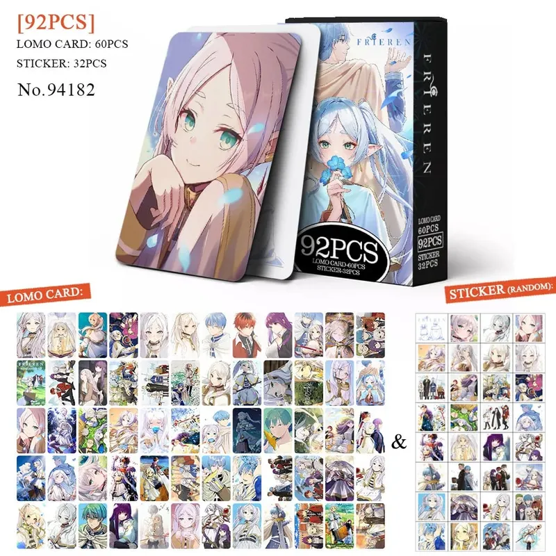 Anime Attack on Titan Κάρτα Lomo Καρτ ποστάλ Toy Haikyuu Apothecary Diaries Κάρτες συλλογής Star Rail Honkai με αυτοκόλλητα Δώρο — image 28