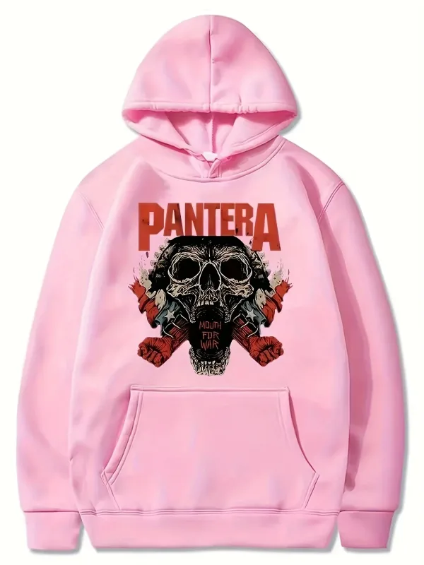 2026WinterNew Hoody PANTERA Band Pullovers COWBOYS FROM HELL Print Hoodies Men Women Vintage Fashion Hip Hop Oversized Swatsirts