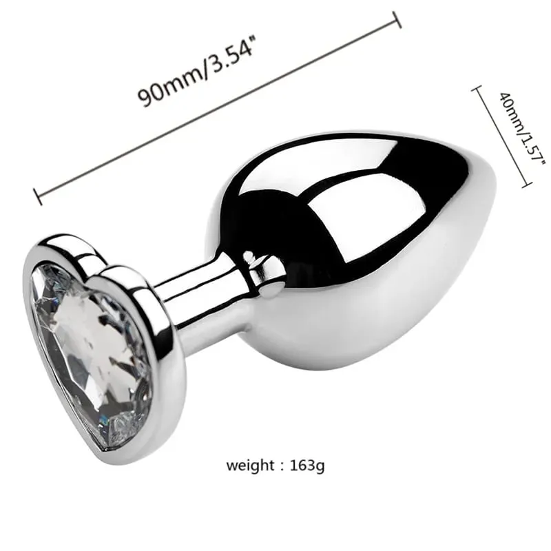 3 Sizes Metal Anal Plug Jewelry Base Beginner To Expert Butt Plug Tail Female Male Adult Toys Dildos Adult Sex Toys Couples