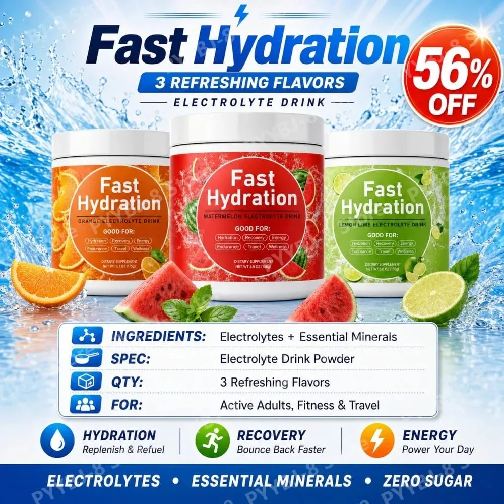 Electrolyte Drink Powder 158g 30 Serving with Sodium Potassium Magnesium Calcium Support Exercise Recovery Energy Enhancement — image 2