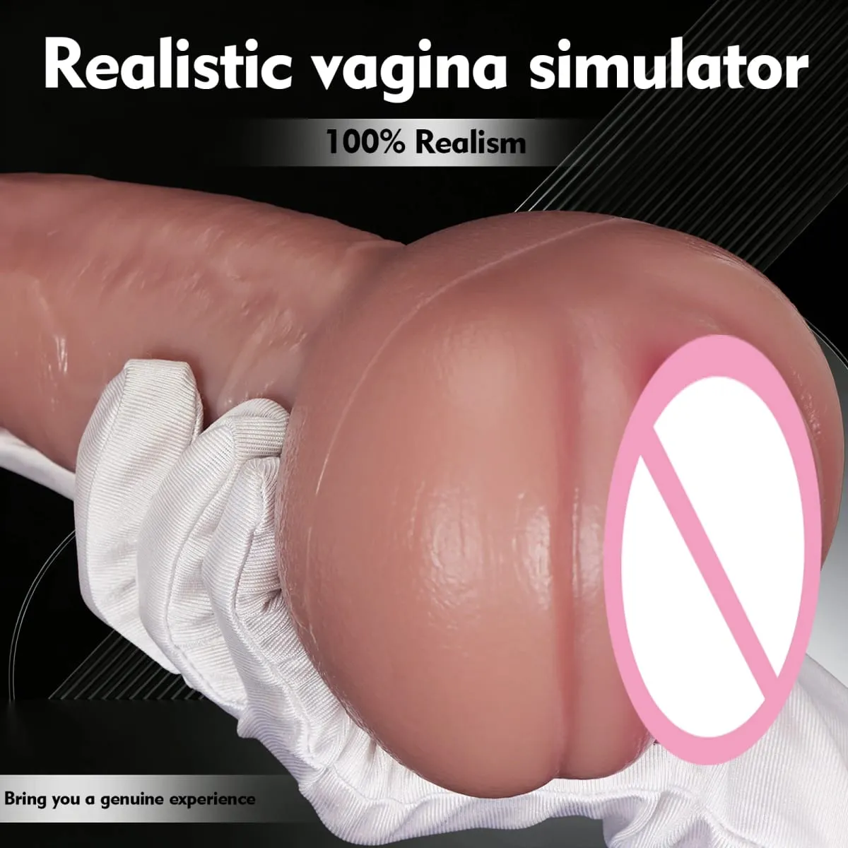 Új valósághű Műpénisz Pussy Extender Pénisz Sleeve Anális Hüvelystimulátor Férfi Maszturbációs Szexjátékok Meleg pároknak — image 2