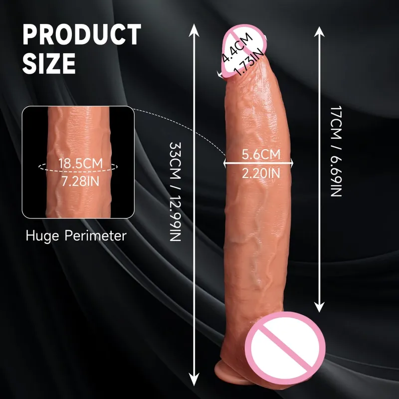 Túlméretes Reality Műpénisz Szuper hosszú Fenékdugó Szilikon Egyéni Önkielégítők Férfiak Női Meleg Műpénisz Sextoys Szexbolt 18+