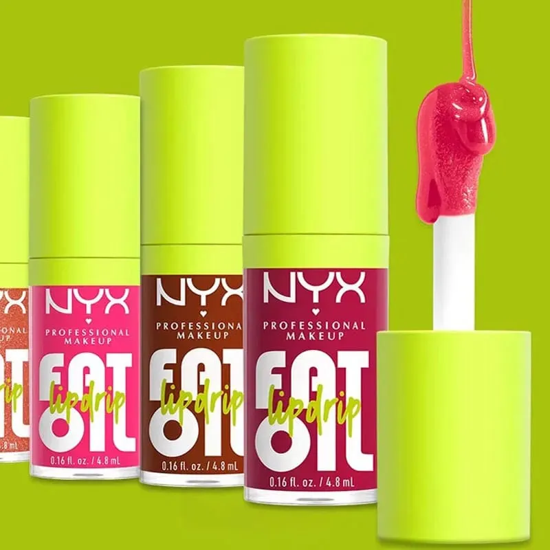 NYX Fat Oil Lip Gloss Drip Lip Gloss מעניק לחות עמוקה לשפתיים דמוי מראה לא דביק סקסי ליפ גלוס Glaze איפור שפתון קוריאני אופנה — image 3