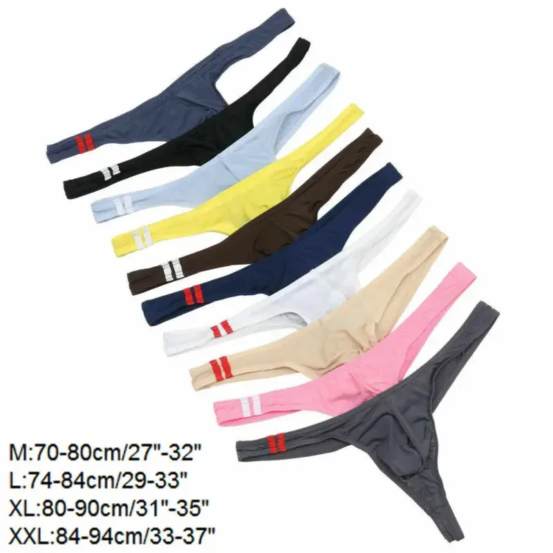 Men's Thongs G String Sexy Gay Sissy Underwear Briefs Man Jockstrap T Back Underpants Penis Pouch Breathable Panties — image 5