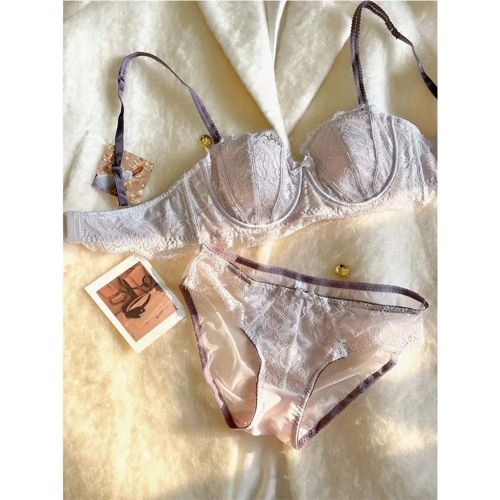 Γαλλικό Half Cup Rabbit Ear Set Hot Sale Γυναικεία εσώρουχα αντιολισθητικά αντιολισθητικά πλαϊνή υποστήριξη Anti-Sag 32-38 — image 2