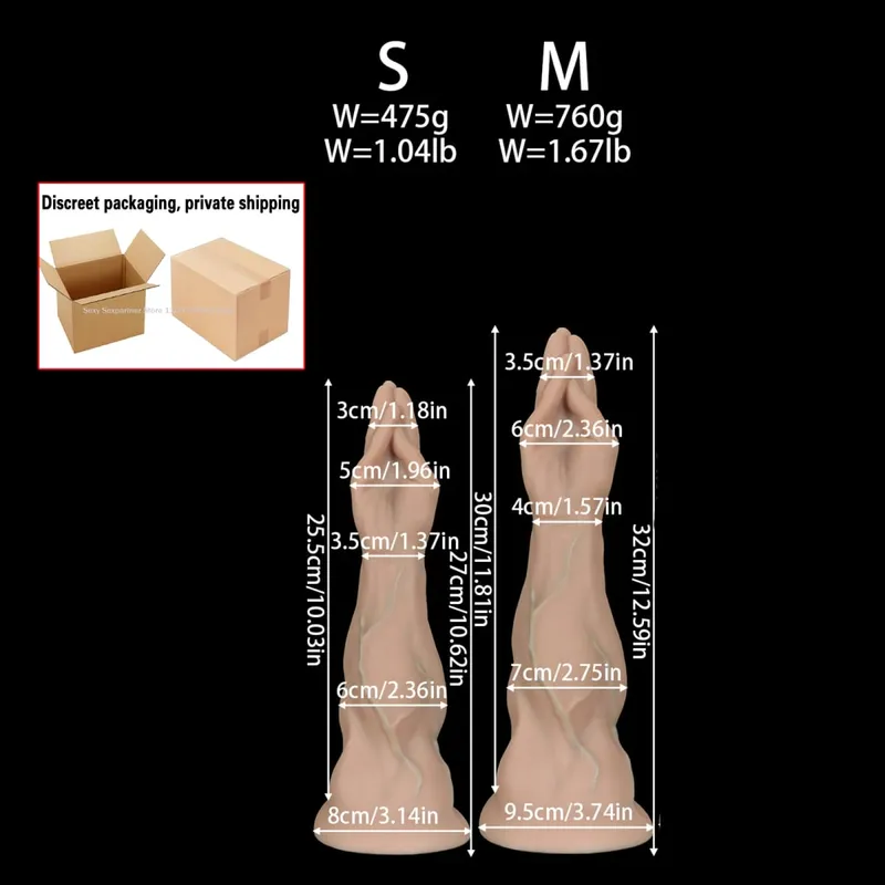 Huge Silicone Foot Butt Plug Thick Leg Dildo Large Anal Plug Anal Expander Masturbator Anus Dilator Sex Toys Adult Toy Sex Shop — image 14