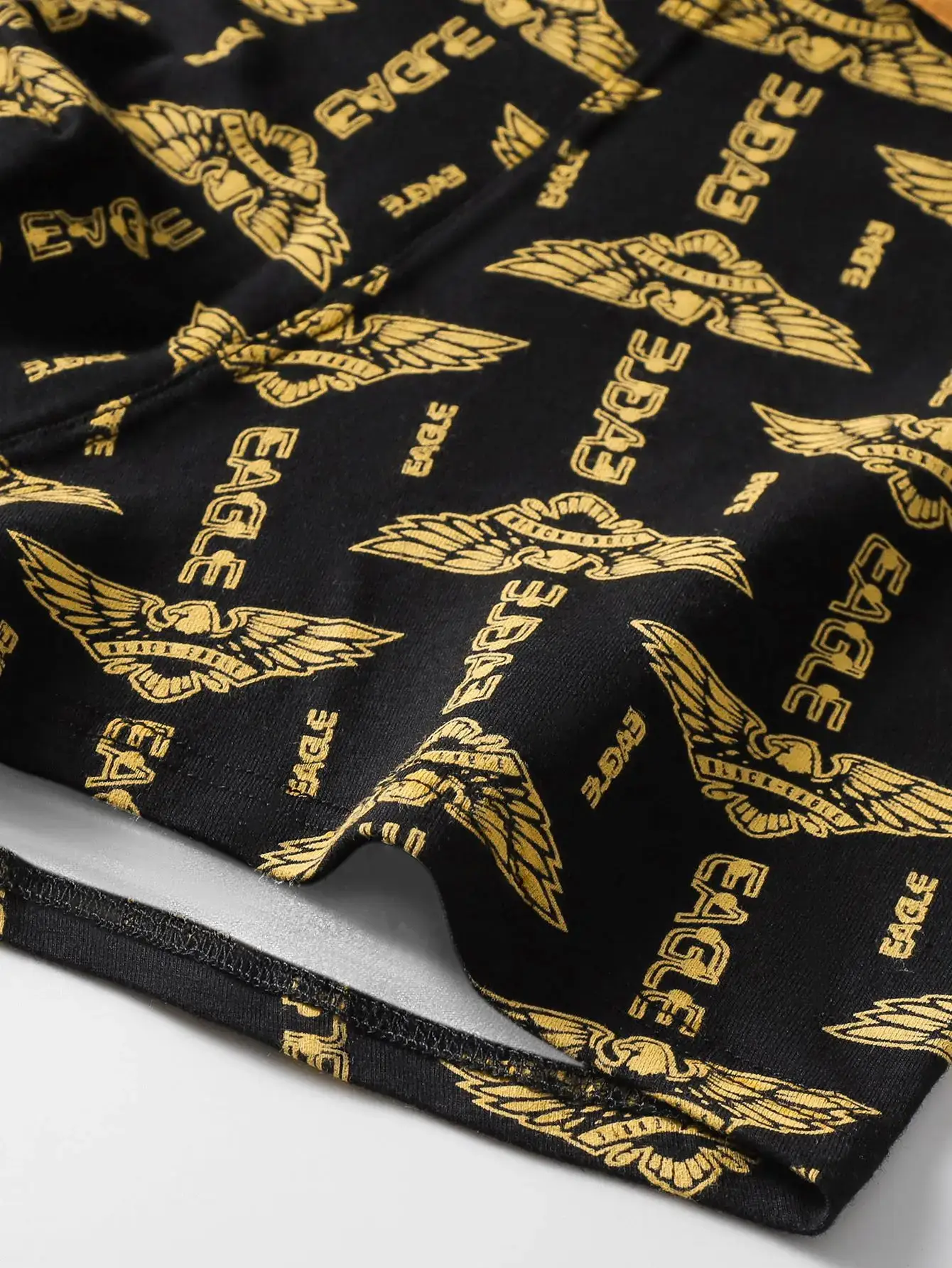 4 peças – cuecas masculinas, boxers com estampa de tendência, cuecas masculinas elegantes, boxers padrão respiráveis