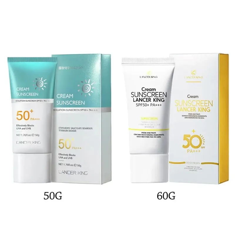 60g/50g Καλοκαιρινή αντηλιακή κρέμα επανόρθωσης πολλαπλών αποτελεσμάτων SPF50+ Sun Block Isolation Cream Ήπιο Concealer Ελαφρύ