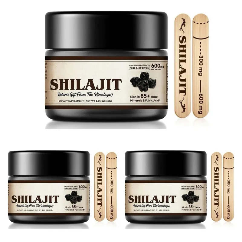 Shilajit Pure Himalayan Organic Shilajit Resin - 600mg Maximum Potency Natural Organic Shilajit Resin with 85+ — image 9