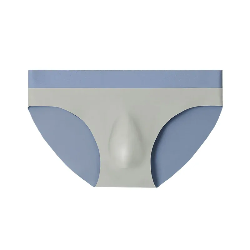 Panlalaking ice silk na walang tahi na damit na panloob na 3D punching triangle shorts summer manipis na pantalon para sa mga lalaki sports shorts 3256808552917215