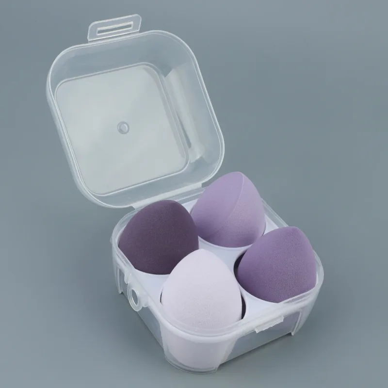 4/8db kozmetikai puff smink szivacs turmixgép Beauty Egg Soft alapozó szivacsok púderpuff női smink kiegészítők szépségápolási eszközök — image 11