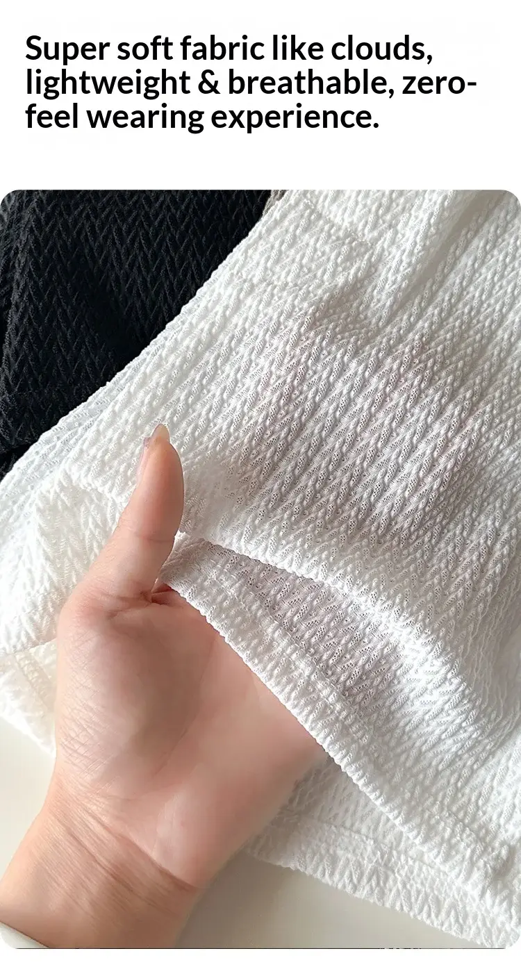 Bagong Men's Ice Silk Jacquard Boxer Shorts, Maluwag at Makahinga, Malaking Sukat, Square-Cut, Kaswal sa Bahay Simpleng Panlalaking Kasuotan — image 7