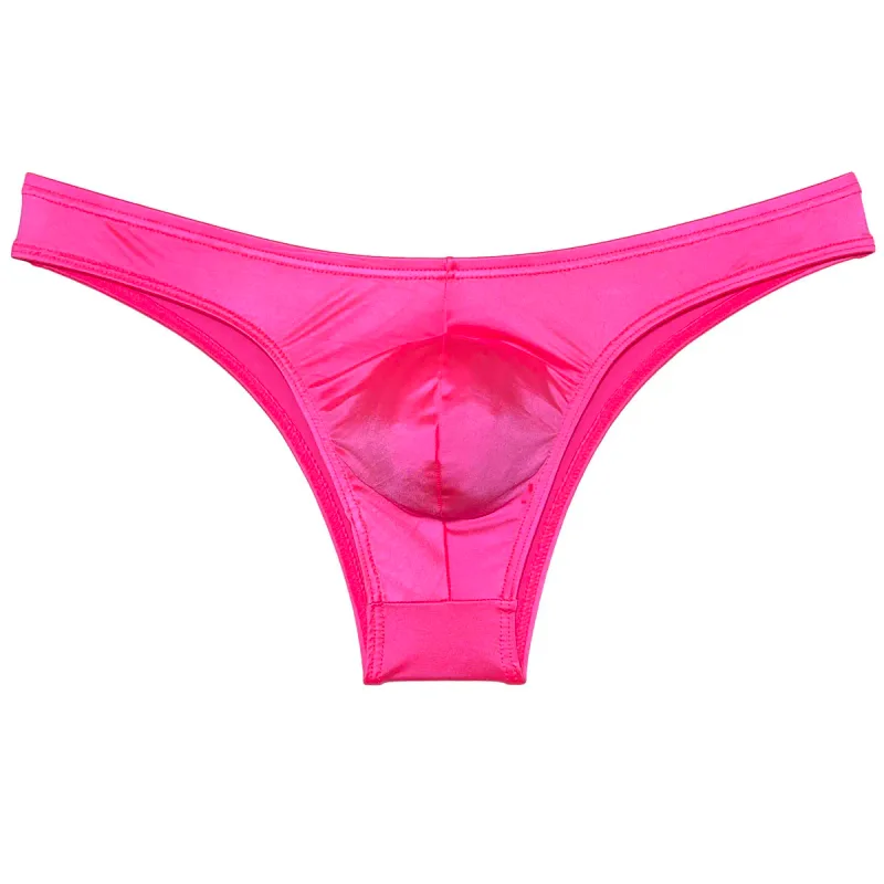 Silky Smooth Bikini Briefs Men's Enhance Pouch Micro Underwear Slip Sexy Beach Briefs Breathable Sissy Panties Pool — image 37