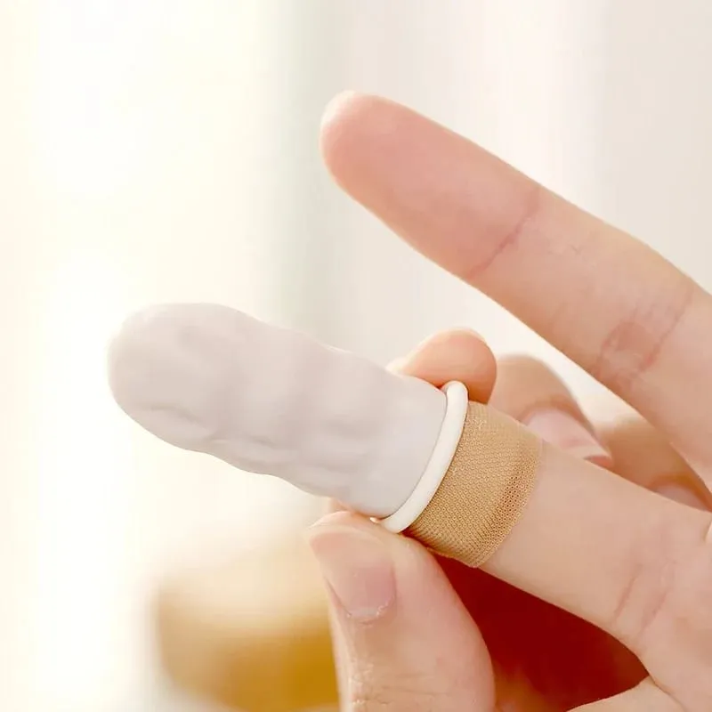 100PCS Disposable Finger Sleeves Clitoris Stimulate Penis Sleeve G Point Massage Reusable Condom Sex Toys For Woman Men Gay