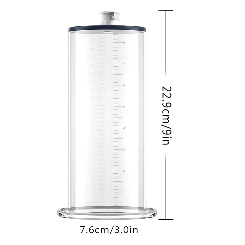 Acrylic Penis Pump Accessories Vacuum Penis Enlargement Device Masturbation Vacuum Pump Flange Pump Penis Cylinder Set Sex Toys — image 18