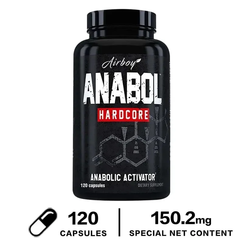 Anabol Hardcore Supplement - Muscle Growth Improved Endurance Stress and Mood Relief and Overall Health — image 9