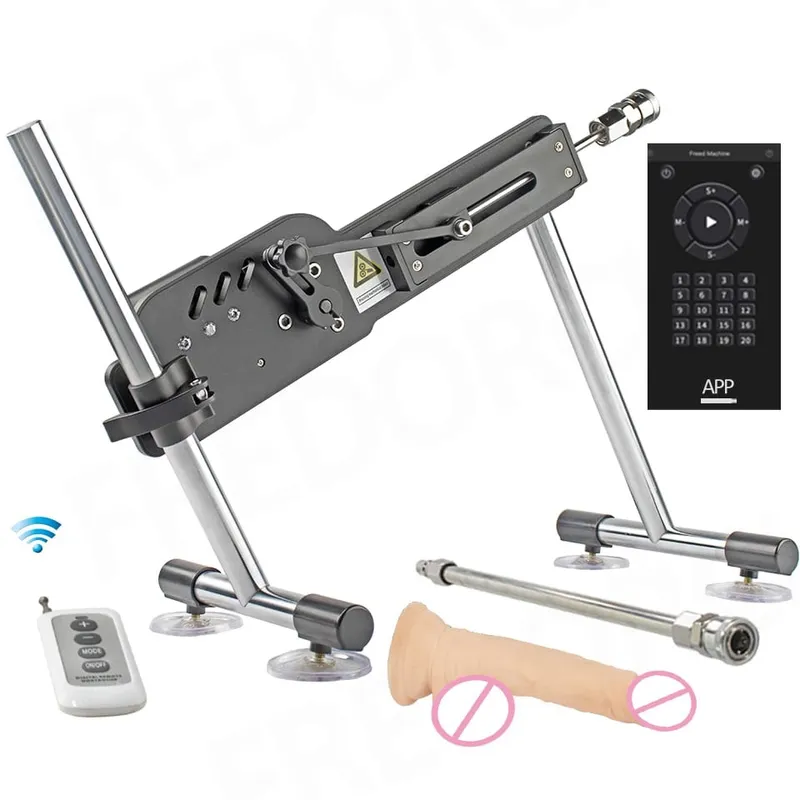 Fredorch vezeték nélküli szexgép nőknek önkielégítő gép 70 W teljesítmény némító szexjáték dildo maszturbátorral 3-9 cm Stroke Love Ma — image 18