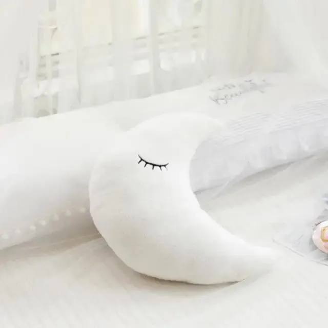 New Stuffed Cloud Moon Star Raindrop Plush Pillow Soft Cushion Toys For Children Baby Kids Girl Christmas Gift Room Car Decor — image 15