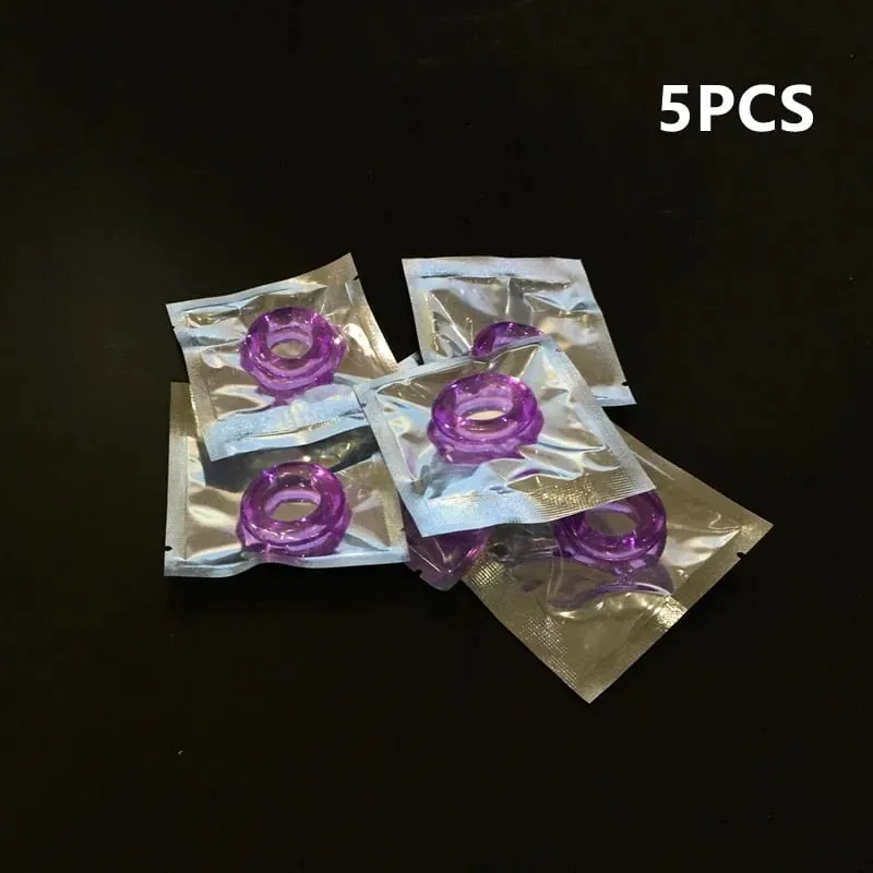 10/5Pcs Silicone Durable Penis Ring Adult Men Ejaculation Delay Cock Rubber Rings Penis Enlargement Sex Toys For Male Sex Ring