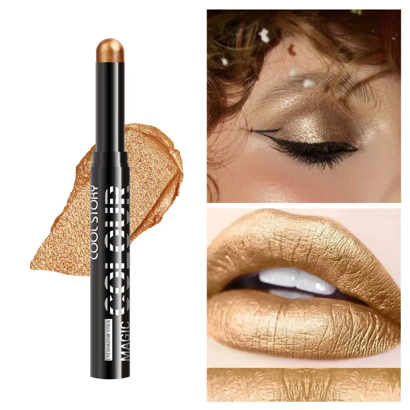 2 σε 1 Eyeshadow Lipstick Stick Pencil Waterproof Glitter Brighten Matte Eye Shadow Makeup Pigment Eyeshadow Pen — image 21