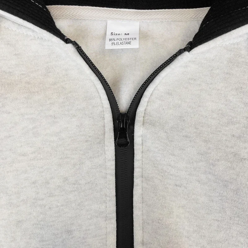 Novo 2026 outono casual sólido manga longa zíper com capuz moletom casaco masculino moda ao ar livre roupas esportivas jaquetas — image 37