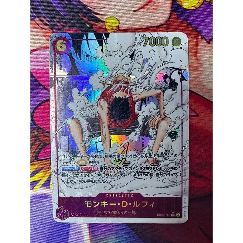 ONE PIECE Roronoa Zoro Monkey D. Luffy DIY Homemade Collection Card English Japanese Version Toys Christmas Birthday Gift — image 9