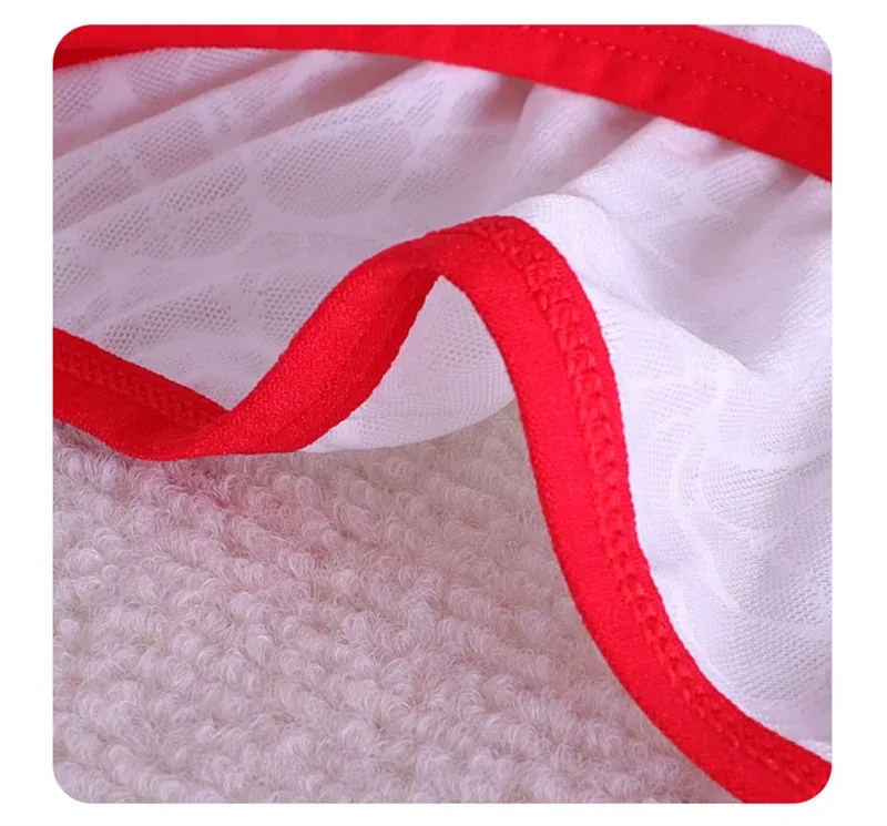 3PCS Lace Convex Briefs Men's Briefs Transparent Sexy Low Waist Mesh Quick-drying Solid Color Breathable Men Underwear — image 13