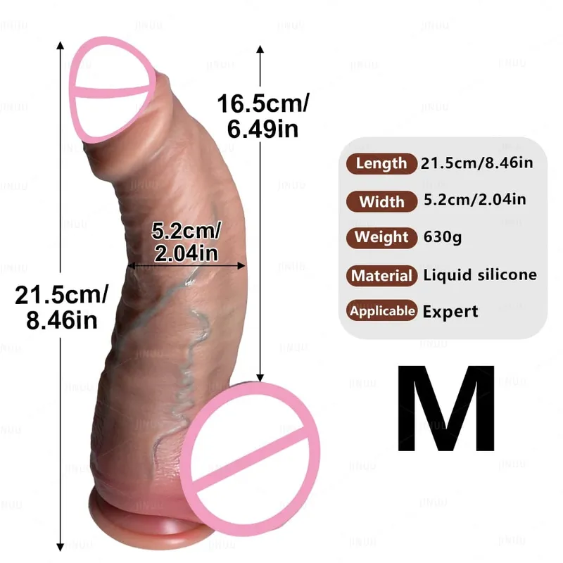 Makatotohanang 3 Sukat Phimosis Dildo Makatotohanang Ari ng Lalaki Malambot Silicone Mga Maselang Panlalaki Vaginal Masturbation Suction Cup Dick Babae Anal Sex — image 8