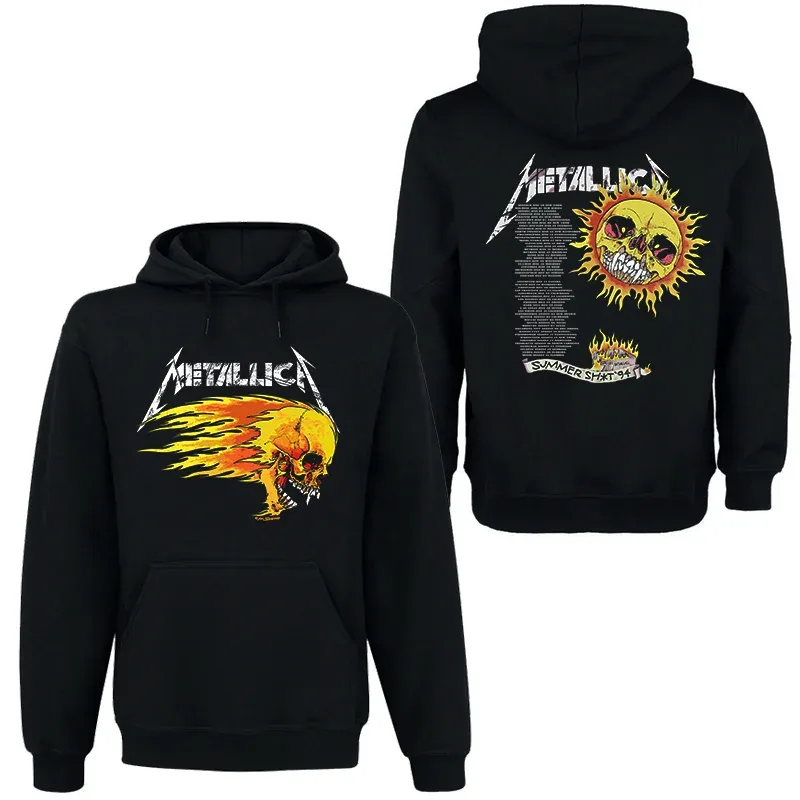 Band Rock Dark Wind Hoodie Herr Street Hip Hop Top Bekväm huvtröja Höst_Vinter Personlighet Herrkläder — image 14