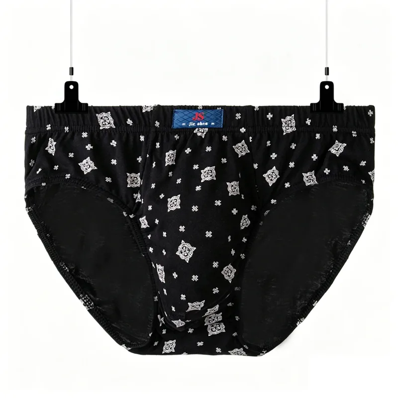 5 Pieces/lot Men's 100% Cotton Breathable Briefs Plus Size Men Underwear Breathable Comfortable Men Underpant Lingerie Panties — image 8