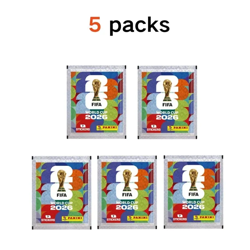 Panini 2026-os labdarúgó-világbajnokság hivatalos matricás doboz, lezárt hobbidoboz, gyűjthető futballmatricák az albumgyűjteményhez futballrajongó — image 10