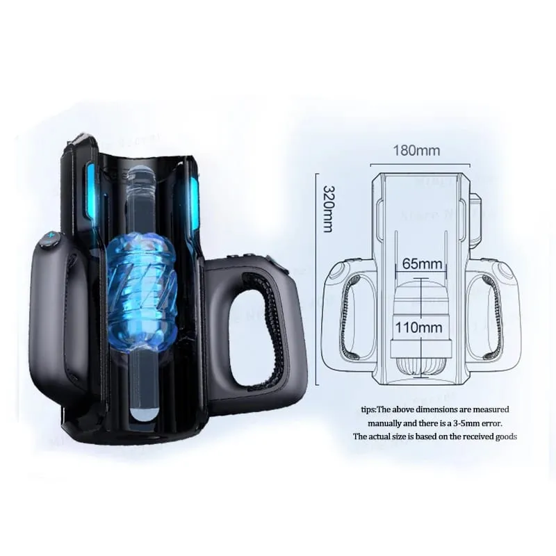 Leten Thrusting-PRO Male Masturbation Cup 12cm Telescopic High Speed Vibrators Automatic Sex Machine Vagina Anal Sex Toy For Men — image 5