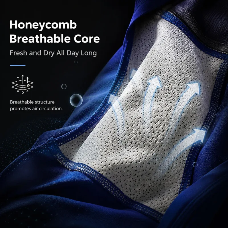1/3PCS 95% Cotton Soft Comfortable Lingeries for Man High Stretch Men's Underwear Breathable Antibacterial 3D Mesh Pouch Briefs — image 14