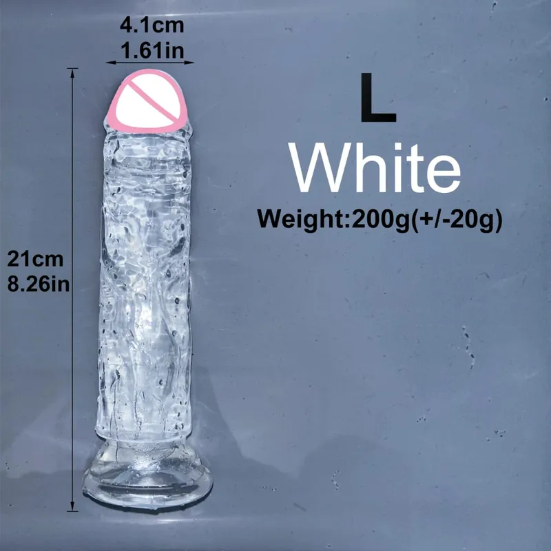 Olcsó 5 színű kis átlátszó vibrátor tapadókorong Jelly Dick női erotikus anális szex játékok Puha klitori hüvelyi maszturbátorok pénisz — image 10