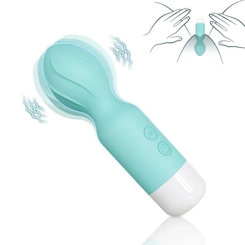Mini AV Vibrátor Női G Spot Vibrációs Vagina Anális Klitorisz Vibrációs Stimulátor Műpénisz vibrátor Bolt felnőtt szexuális játékok nőknek — image 8