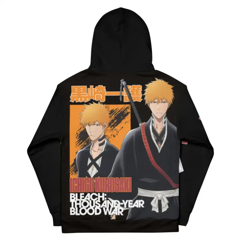 Bleach Harajuku Hoodies Oversized Unisex Graphic Print T-Shirt Women Men Cotton Casual Streetwear Fashion Couples Comfortable