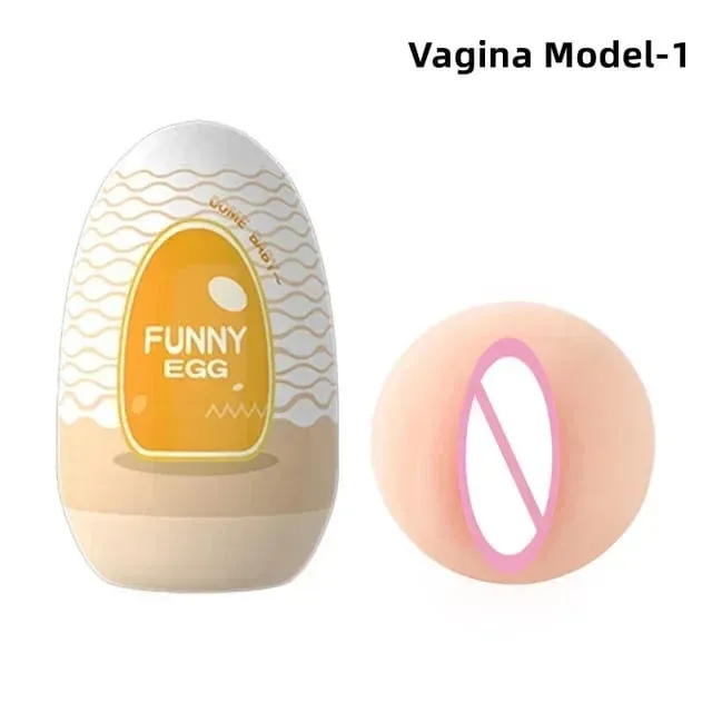 Tojás Hordozható Pénisz Masszírozó Puha Gumi Felnőtt Szex Játékok Férfi Valósághű hüvely zseb Pussy Mini Cups Maszturbátor