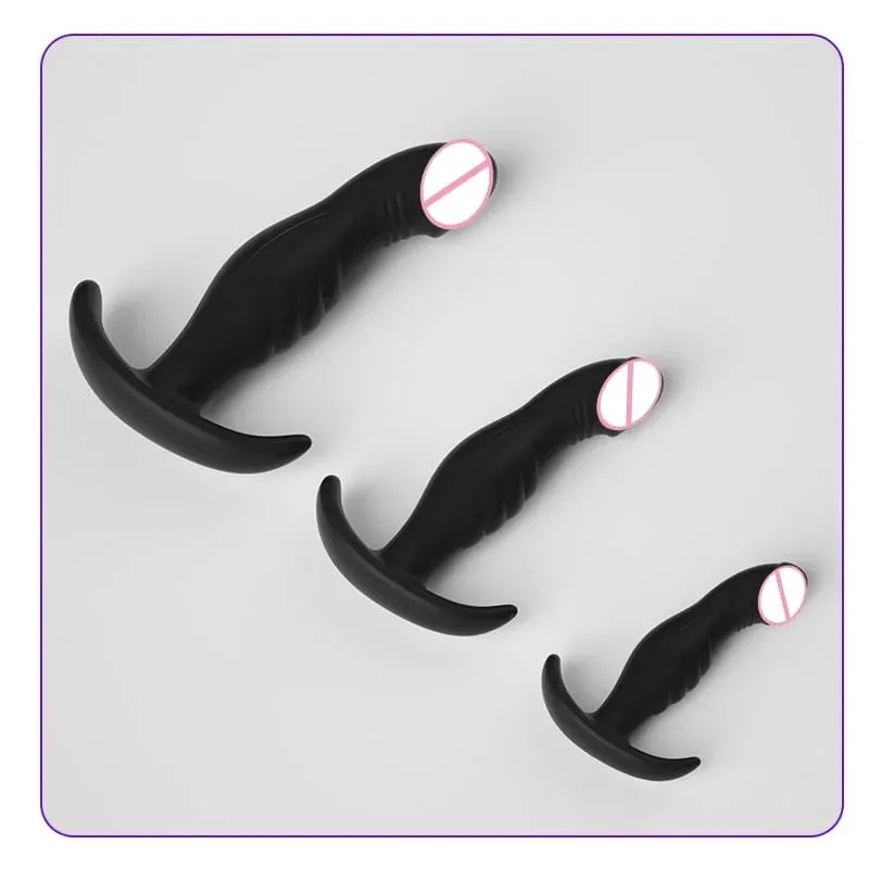 Factory Sales Silicone Anal Sex Toy Dilator Wearable Dildo But Butt Plug For All Day Ass Anus Expansion Anchor Analplug Buttplug