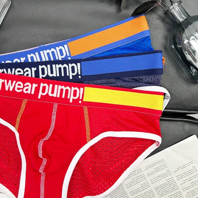 Cueca masculina de malha emagrecedora, cintura baixa, bolsa convexa em u, cintura elástica, respirável, cueca jockstrap colorida — image 7