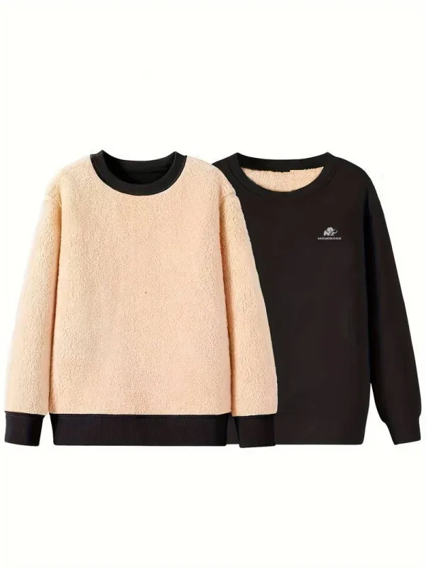Mamokrak moletom masculino de lã com capuz, casual, social, quente, solto, tamanho grande, tendência, cor sólida, esportivo, top confortável