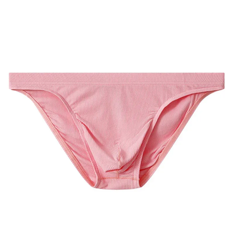 Homens rib tecido briefs cuecas homem sexy roupa interior respirável cintura baixa cuecas de biquíni cuecas grande bolsa hombre deslizamentos — image 8