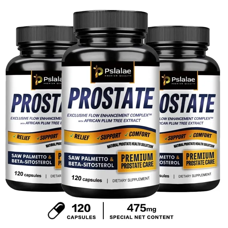 Prostate 3-Pack Saw Palmetto and Beta Sitosterol Supplements Healthy Support Size Supports Urinary Relief and Bladder Control — image 8