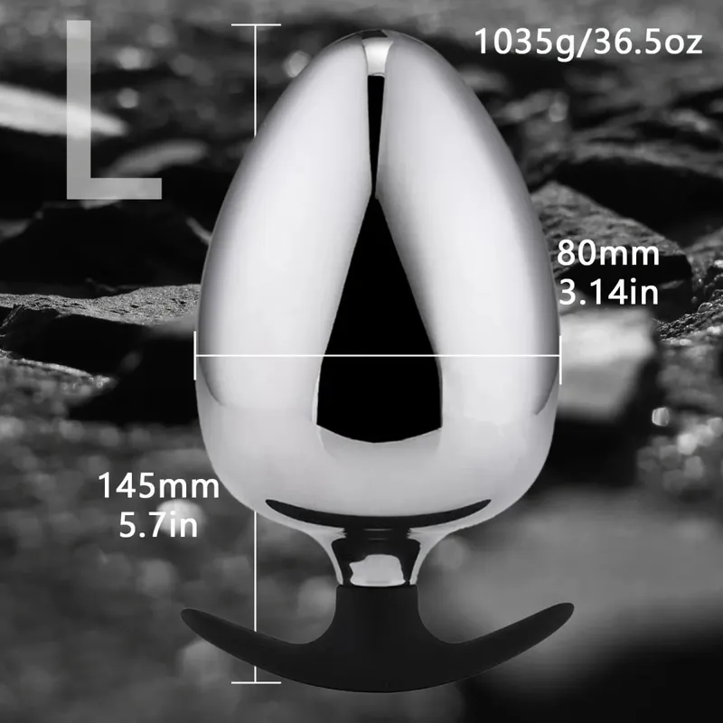 Metal Butt Plug Adult Erotic Toys BDSM Butt Plug Pull Couples Flirting Room Toys Anal Dilator Masturbators Sex Tools Anal Beads — image 9