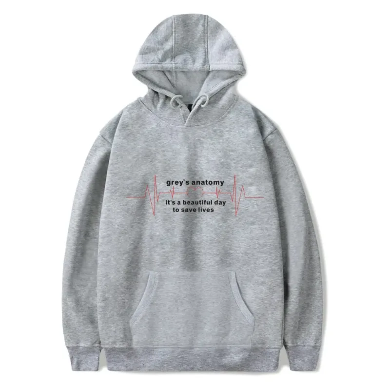 Harajuku Gray's Anatomy Tumblr Greys Anatomy moletom com capuz estampado moletom masculino/feminino confortável moletom adulto/criança — image 10