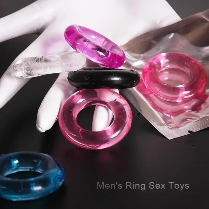 5-20PC Sex Toys Men's Ejaculation Delay Penile Amplifier Lock Sperm Ring Bdsm Erotics Adult Intimate Goods Exotic Accessories