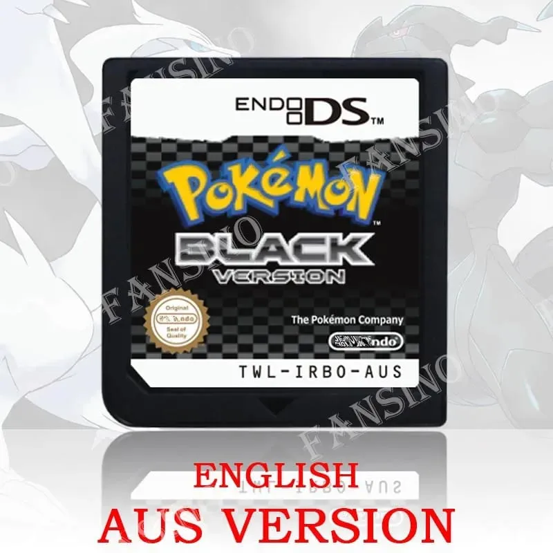 (USA EUR AUS) Pokemon Black White 1/2 Έκδοση Υψηλής Ποιότητας Αυθεντικό 1:1 Replica DS Video Game Cartridge For DS 2DS 3DS Console — image 13