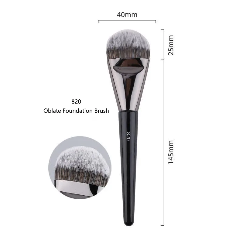 1pc Pro pinceaux de maquillage fond de teint poudre ventilateur maquillage brosse Contour 3D pointillé fard à paupières correcteur angle sourcils ombre outils