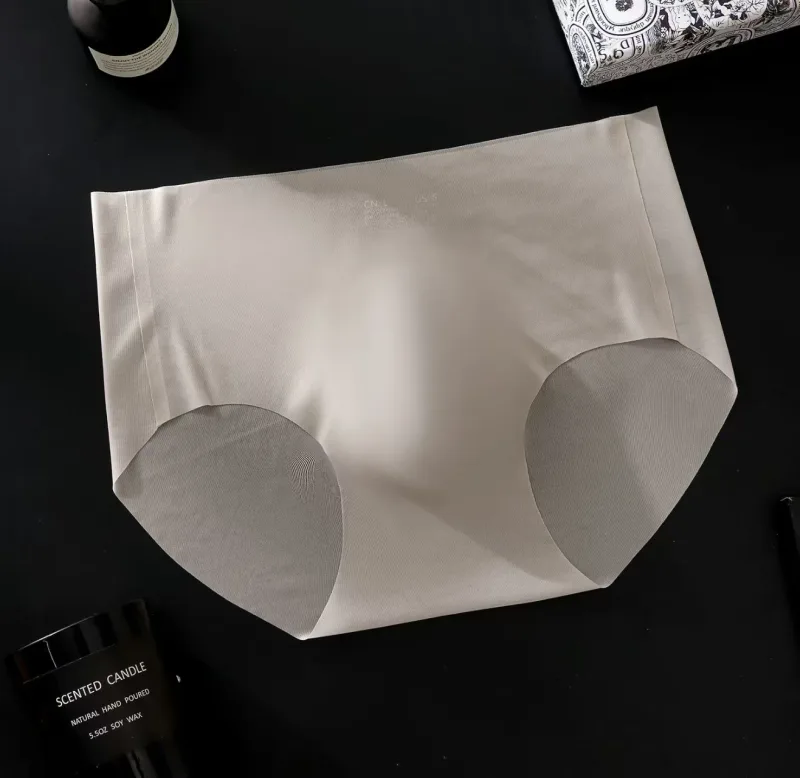 6PCSSexy Mens Seamless Panties Ice Ultra Thin Sports Fitness Bulge Pouch briefs Male Panties Low Waist