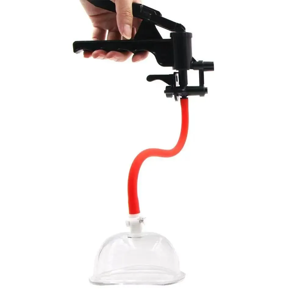 Pussy Pump Vagina Sucker Clitoris stimulátor mellbimbó mellnagyobbító szexjátékok nőknek, szopogatós fogantyús vákuum csésze — image 1