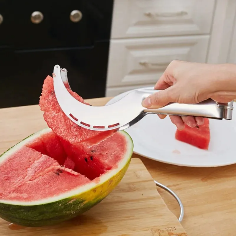 Stainless Steel Windmill Watermelon Cutter Artifact Salad Fruit Slicer Cutter Tool Watermelon Digger Kitchen Accessories Gadgets — image 7
